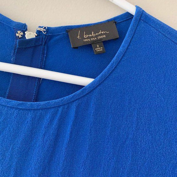 Aritzia Talula Royal Blue 100% Silk Dress - Size 2 - Picture 2 of 2